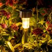 Picture of Solar Garden Lights / Path Lights, Stainless Steel Led Lights  6 Color & Pack Of 12 