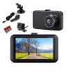 Picture of Car Dash Camera Front & Rear Supports SD Card Up to 128GB Full HD 1080P 4.0" DVR Dashboard Camera