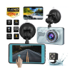 Picture of Dash Cam Front and Rear with SD Card 1296P FHD DVR 170° Wide Angle Dashboard Camera