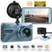 Picture of Dash Cam Front and Rear with SD Card 1296P FHD DVR 170° Wide Angle Dashboard Camera