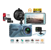 Picture of Dash Cam Front and Rear with SD Card 1296P FHD DVR 170° Wide Angle Dashboard Camera