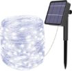 Picture of Solar Fairy Lights Outdoor, 24m 240 LED Solar String Lights Garden 8 Modes Copper Wire Fairy Lights Decorative String Lights(Cool White)