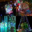 Picture of Solar Fairy Lights Outdoor, 24m 240 LED Solar String Lights Garden 8 Modes Copper Wire Fairy Lights, (Multi Color)