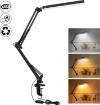 Picture of  LED Desk Lamp with Clamp, Eye-Care Dimmable Reading Light, 3 Color Modes Swing Arm Lamp