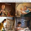 Picture of  LED Desk Lamp with Clamp, Eye-Care Dimmable Reading Light, 3 Color Modes Swing Arm Lamp