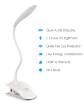 Picture of Clip-On Reading Light - 16 Eye Protection LEDs with 3 Brightness Levels, USB Rechargeable Bed and Book Light, 