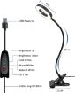 Picture of  Versatile Clip-On LED Lamp for Reading, Studying, and Gaming - 3 Color Modes, Eye-Care Desk Light for Bed - Black|Pack Of 2|