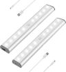 Picture of Stick-on Anywhere Portable Little Light Wireless LED Under Cabinet Lights 10-LED Motion Sensor Activated - 2 Pack