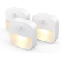Picture of Stick-On Night Light, Warm White LED, Motion Sensor, Energy Efficient, Compact, 3-Pack