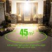 Picture of 3 Head Solar Powered Motion Sensor Outdoor Wall Light | Upgraded 128 LED Solar Motion Sensor Security Light