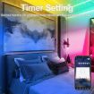 Picture of LED Strip Lights 10m, Ultra-Long RGB Bluetooth Light Strip with Remote, , App Control, LED Lights for Bedroom,