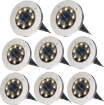 Picture of  Outdoor Solar Ground Lights | Deck Lights Solar Powered - 8 LED | Pack of 8