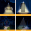 Picture of Solar Security Lights Outdoor Motion Sensor, LED Outdoor Solar Spotlight with PIR Sensor, IP65 Waterproof