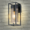 Picture of LED Outdoor Modern Garden Wall Light Lantern Clear Diffuser