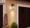 Picture of LED Outdoor Modern Garden Wall Light Lantern Clear Diffuser