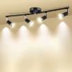 Picture of LED Ceiling Light Rotatable, 4 Way Adjustable Modern Ceiling Spotlights( Matte Black)