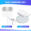 Picture of Wireless Charging Case Compatible With Airpods Pro, Magsafe Charging Case Replacement With Sync Button