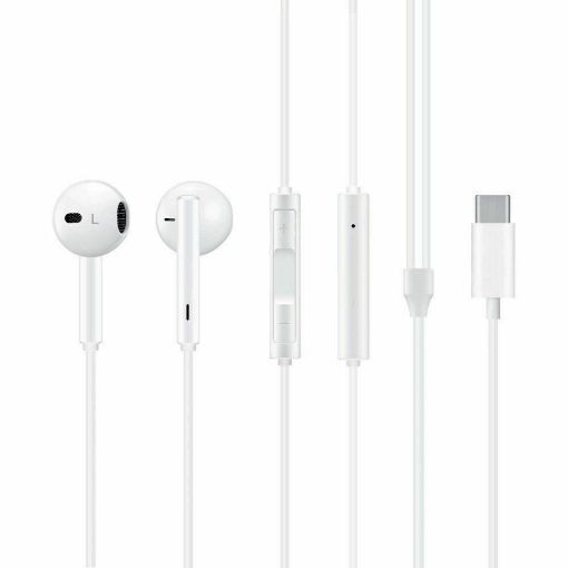 Picture of Type C Earphones  In-Ear Wired Earbuds with Mic and Volume Control, Compatible with Samsung  S23 /S22/S21/S20 iPad Pro,Huawei P40/P30/P20