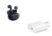 Picture of Wireless Airpods ,Wireless Headphones Bluetooth 5.3 In Ear with Noise-Canceling Mic - Black 