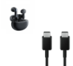 Picture of Wireless Airpods ,Wireless Headphones Bluetooth 5.3 In Ear with Noise-Canceling Mic - Black 