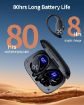 Picture of 2024 Wireless Earbuds, 80H Playtime, Digital Display, IPX7 Waterproof, Earhook Design, Wireless Charging