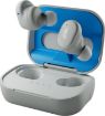 Picture of Grind In-Ear Wireless Earbuds, 40 Hr Battery, Skull-iQ, Alexa Enabled, Microphone, Light Grey/Blue