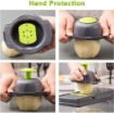 Picture of 12 in 1 Vegetable Chopper, Multifunctional Mandoline Slicer Dicer Household Kitchen Manual Julienne Grater Cutter 