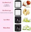 Picture of Chopper Vegetable Cutter - Veggie Onion Salad Food Chopper Manual - Potato Chipper - Veg Chopper and Dicer
