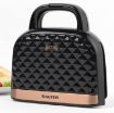 Picture of Non-Stick Toastie Maker - Diamond Handbag Shaped Sandwich Toaster, Snack Machine, Compact Design, Cool Touch